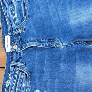 Flying Monkey Skinny Jeans with distressed hem